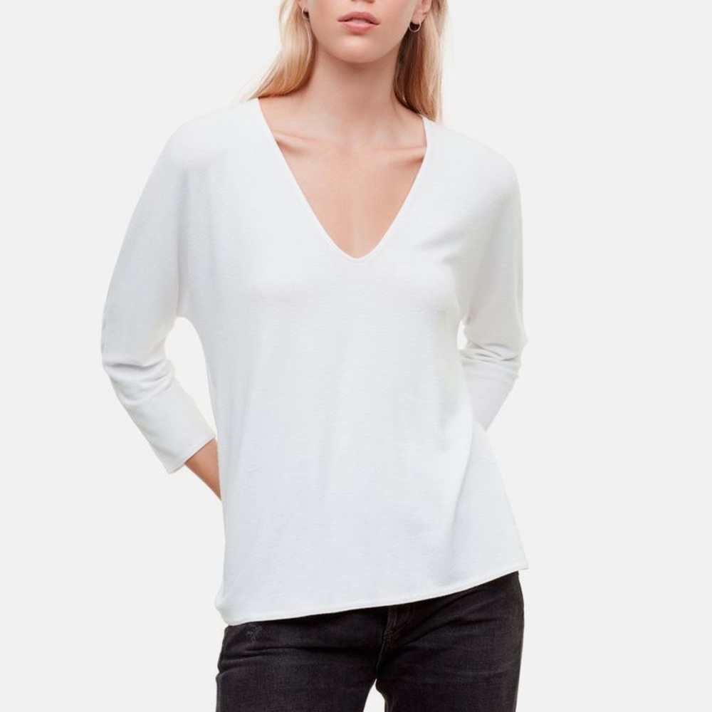 ARITZIA Wilfred Free Aneta top in red.